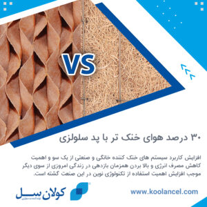 30 درصد خنک تر نسبت به پوشال