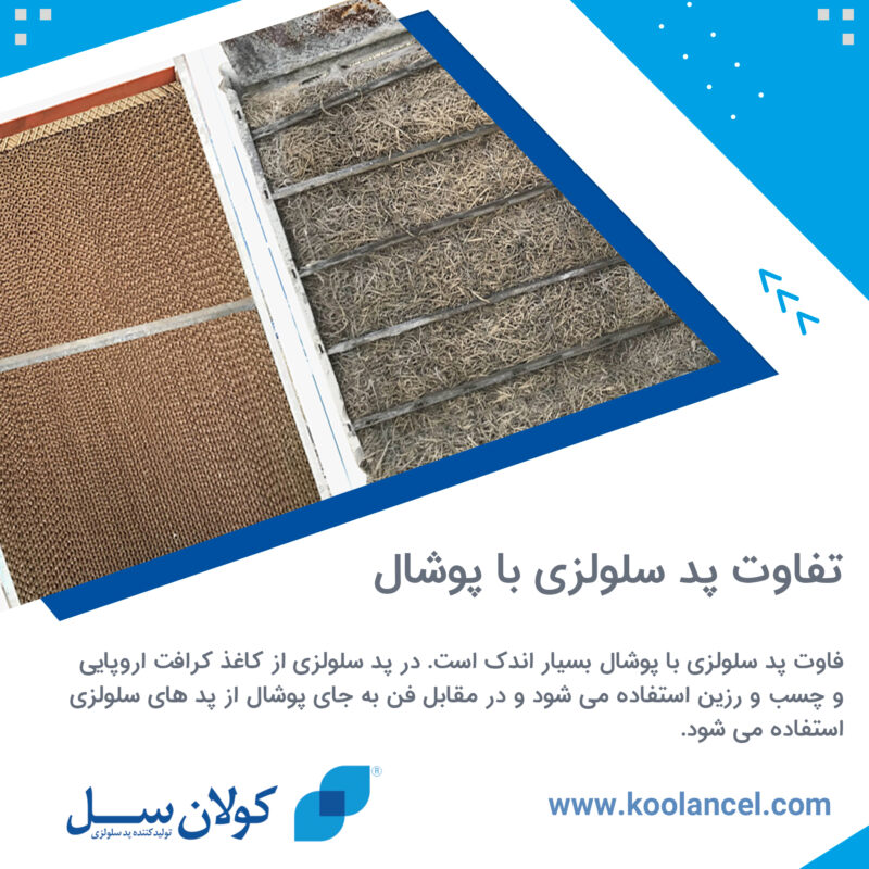 تفاوت پد سلولزی با پوشال